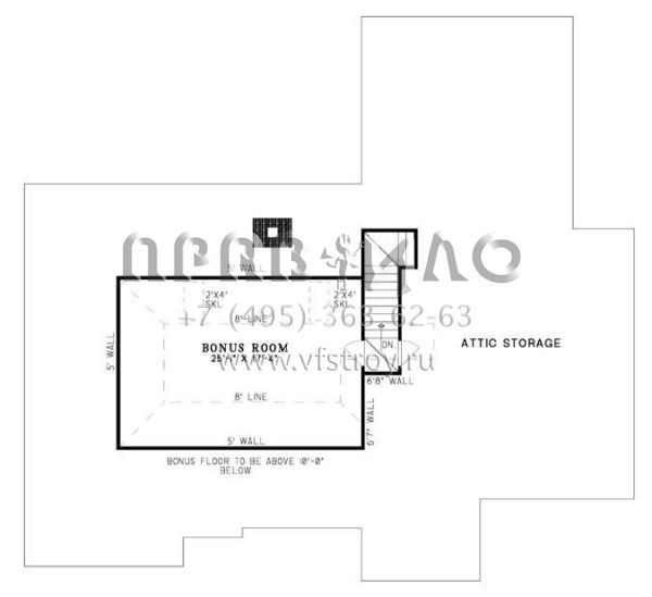Проект одноэтажного дома с гаражом на две машины в стиле Ранчо S5-189 (110-00068)