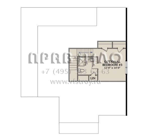 Проект одноэтажного дома без гаража в современном стиле S5-148 (6849-00144)