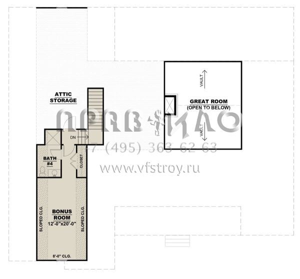Проект одноэтажного дома с гаражом на две машины в современном стиле S5-230 (7568-00007)