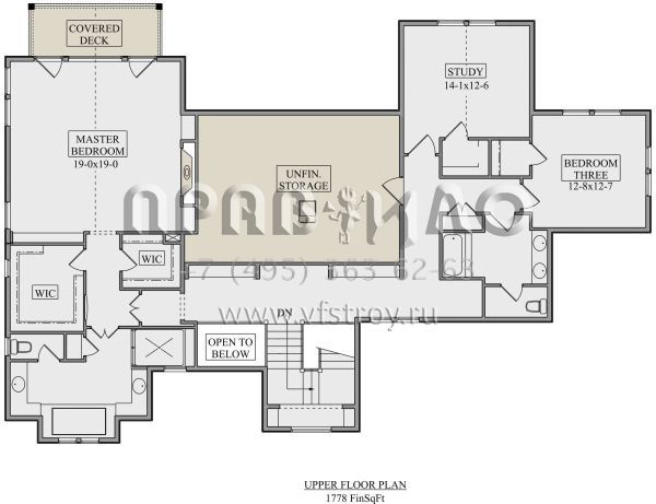 Проект двухэтажного дома с гаражом на три и более машин в американском стиле S5-360 (5631-00103)