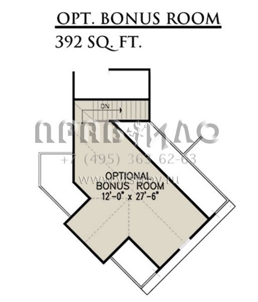 Проект одноэтажного дома с гаражом на две машины в американском стиле S5-161 (699-00303)