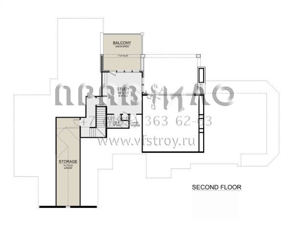 Проект двухэтажного дома с гаражом на две машины в английском стиле S5-344 (5445-00501)