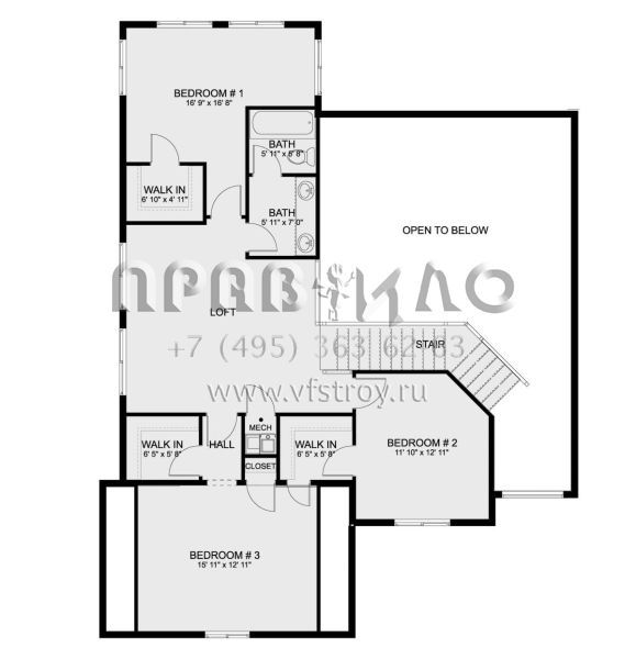 Проект одноэтажного дома с гаражом на две машины в американском стиле S5-314 (2802-00137)