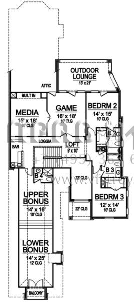 Проект двухэтажного дома с гаражом на три и более машин в современном стиле S5-472 (5445-00122)