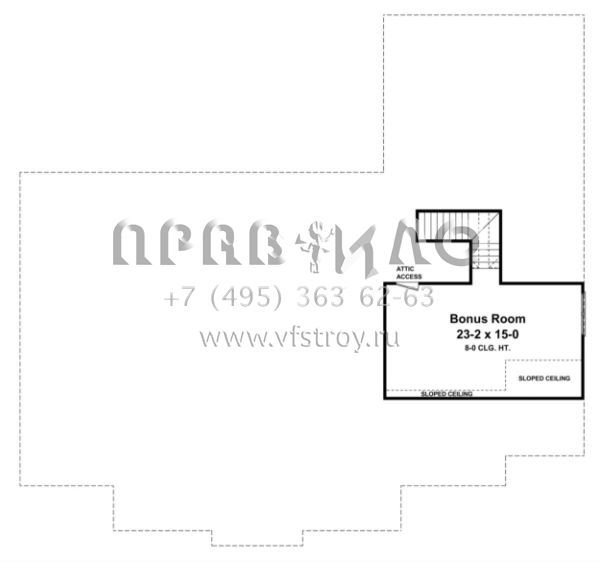 Проект одноэтажного дома с гаражом на две машины в стиле Ранчо S5-255 (348-00156)