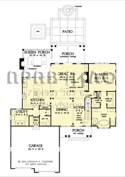 Проект двухэтажного дома с гаражом на две машины в американском стиле S5-220 (2865-00272)