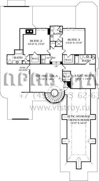 Проект двухэтажного дома с гаражом на две машины в современном стиле S5-487 (3323-00498)