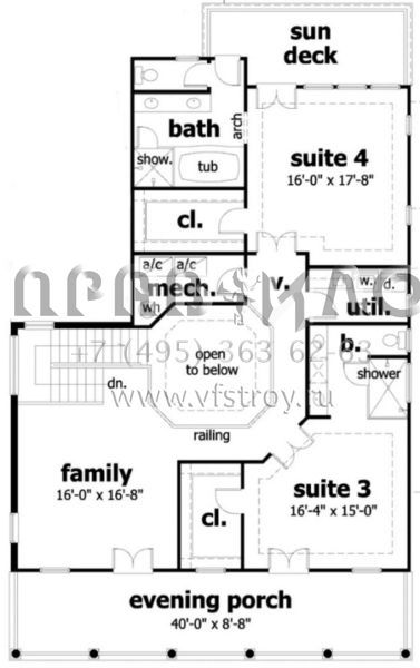 Проект двухэтажного дома с гаражом на одну машину в стиле Особняк S5-341 (028-00018)