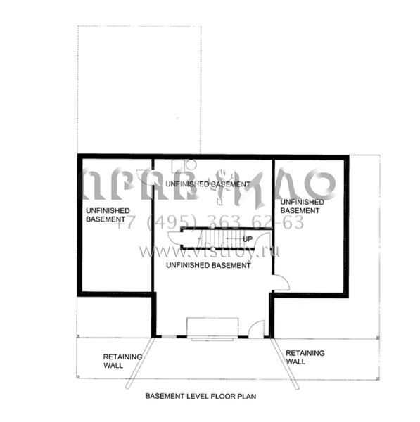 Проект двухэтажного дома с гаражом на две машины в стиле Шале S5-242 (039-00608)