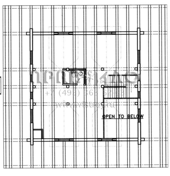 Проект двухэтажного дома без гаража в стиле Ранчо S5-277 (039-00059)