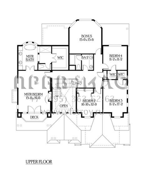 Проект двухэтажного дома с гаражом на три и более машин в современном стиле S5-383 (341-00171)