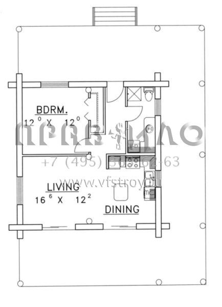 Проект одноэтажного дома без гаража в современном стиле S5-64 (039-00070)