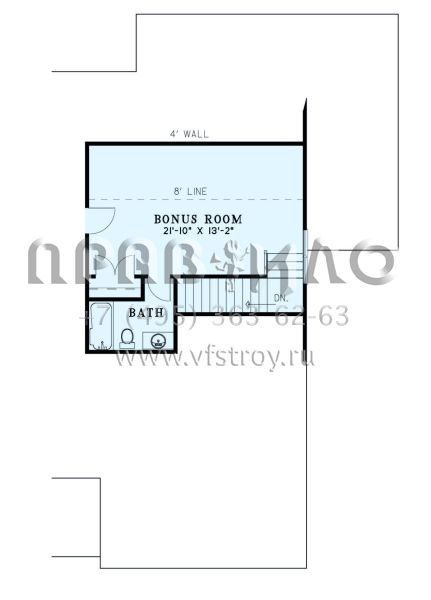 Проект одноэтажного дома с гаражом на две машины в стиле Ранчо S5-222 (110-01094)