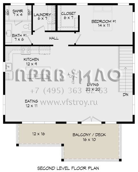 Проект двухэтажного дома с гаражом на две машины в прибрежном стиле S5-107 (940-00548)