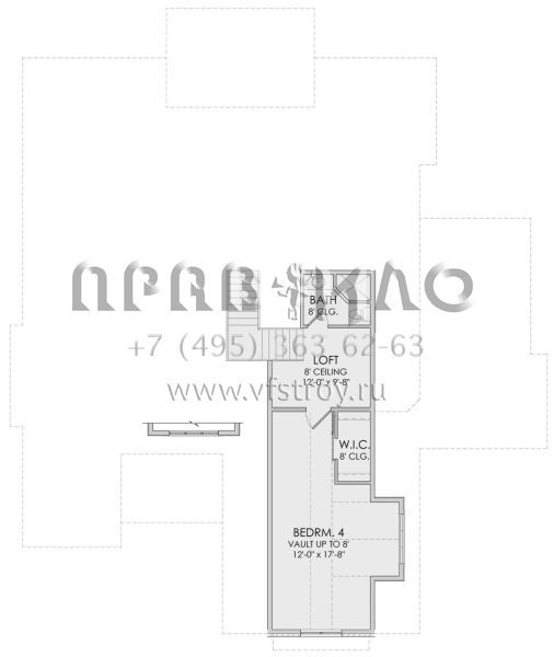 Проект двухэтажного дома с гаражом на три и более машин в современном стиле S5-270 (6422-00043)