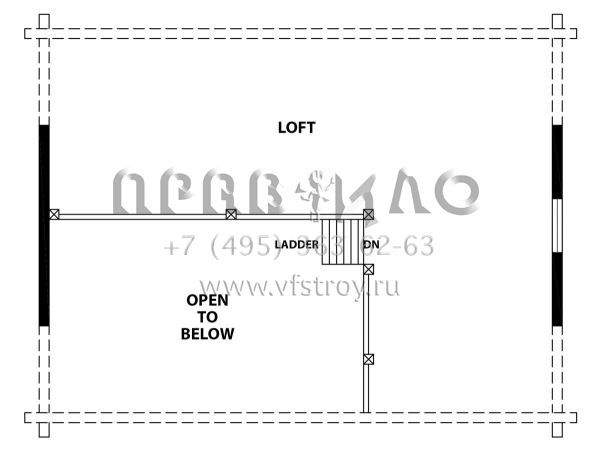 Проект одноэтажного дома без гаража в русском стиле S5-69 (154-00001)