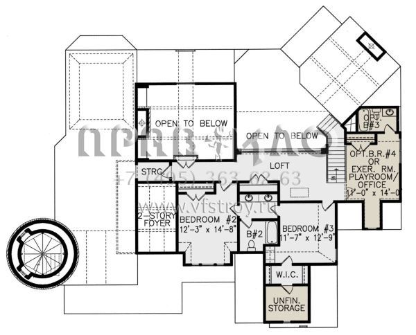 Проект двухэтажного дома с гаражом на три и более машин в прибрежном стиле S5-320 (699-00370)