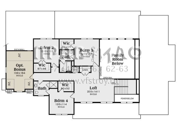 Проект двухэтажного дома с гаражом на три и более машин в современном стиле S5-334 (009-00335)