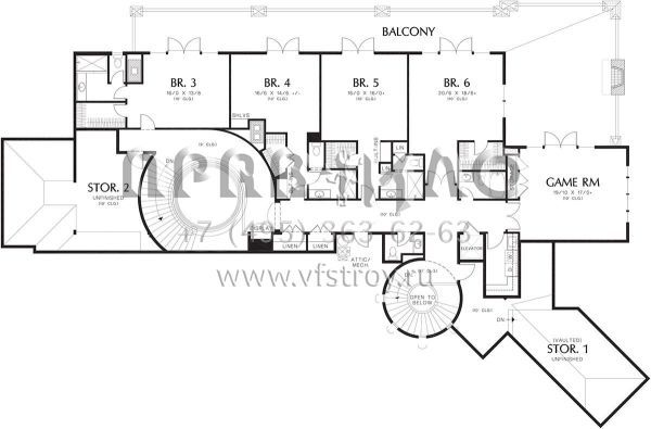 Проект двухэтажного дома с гаражом на три и более машин в английском стиле S5-909 (2559-00793)