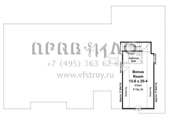 Проект двухэтажного дома с гаражом на две машины в английском стиле S5-185 (348-00093)