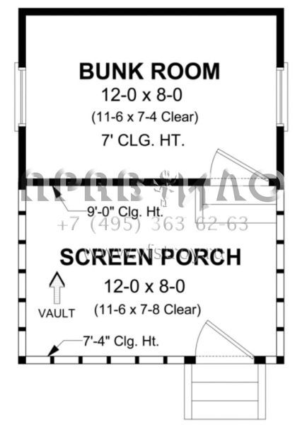 Проект одноэтажного дома без гаража в современном стиле S5-9 (348-00001)