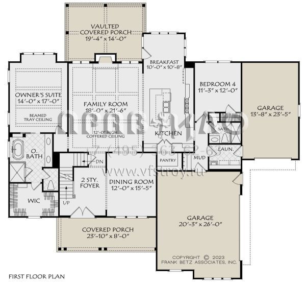 Проект двухэтажного дома с гаражом на три и более машин в современном стиле S5-250 (8594-00474)