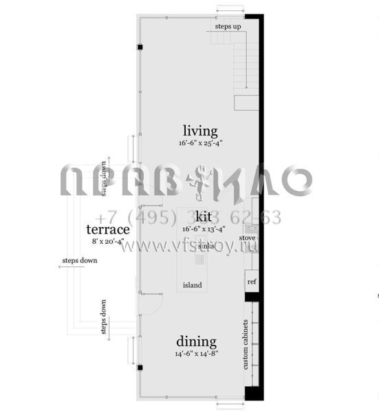 Проект двухэтажного дома без гаража в современном стиле S5-183 (028-00102)
