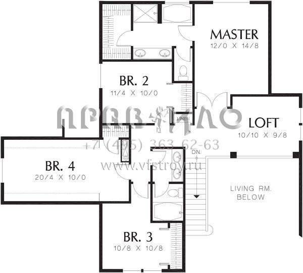 Проект двухэтажного дома с гаражом на две машины в английском стиле S5-216 (2559-00429)
