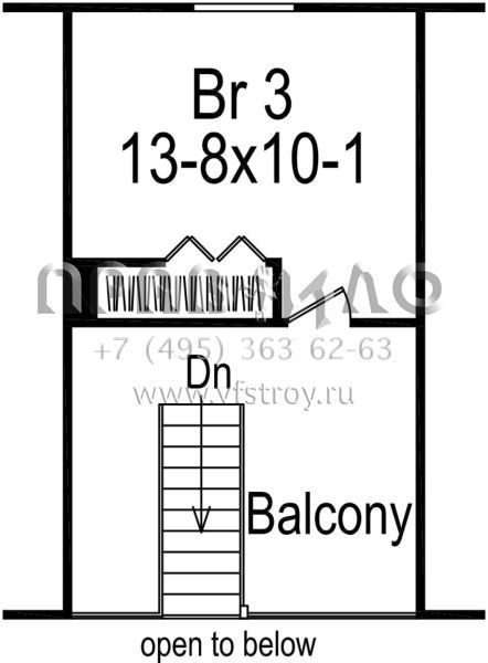 Проект двухэтажного дома без гаража в современном стиле S5-122 (5633-00319)