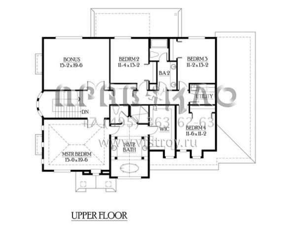 Проект двухэтажного дома с гаражом на три и более машин в скандинавском стиле S5-344 (341-00158)