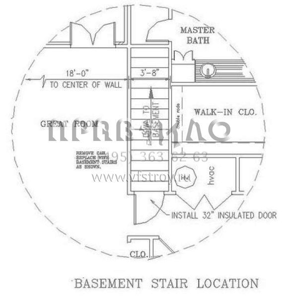 Проект одноэтажного дома с гаражом на две машины в стиле Ранчо S5-166 (1776-00039)
