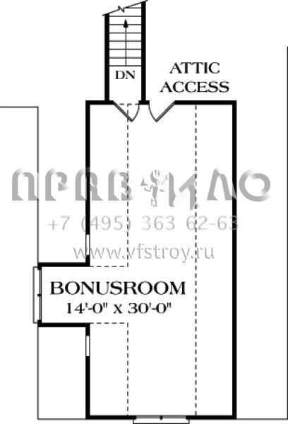 Проект одноэтажного дома с гаражом на две машины в стиле Ранчо S5-249 (3323-00164)
