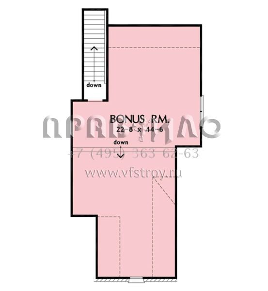 Проект одноэтажного дома с гаражом на две машины в современном стиле S5-177 (2865-00237)