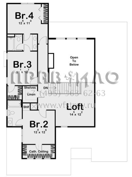 Проект двухэтажного дома с гаражом на две машины в современном стиле S5-277 (963-00448)