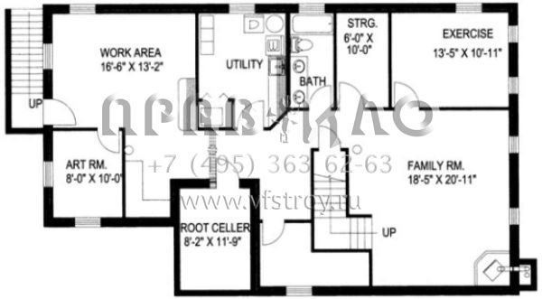 Проект трехэтажного дома без гаража в стиле Шале S5-469 (039-00019)