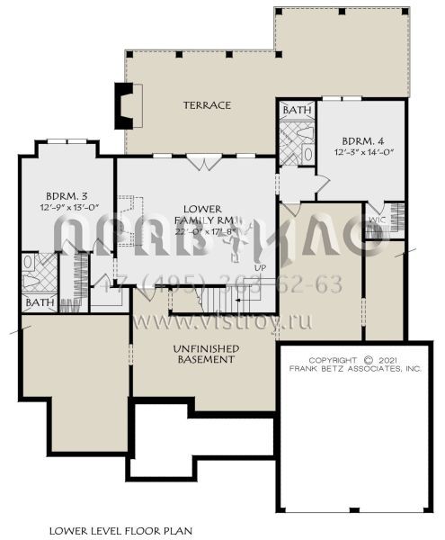 Проект одноэтажного дома с гаражом на две машины в американском стиле S5-285 (8594-00452)