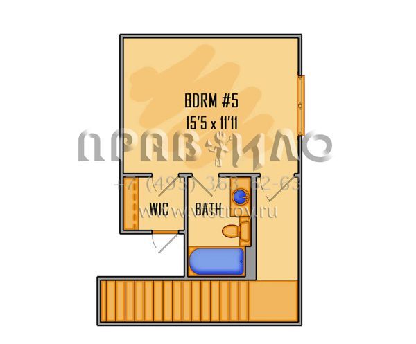 Проект двухэтажного дома с гаражом на три и более машин в английском стиле S5-269 (5995-00013)