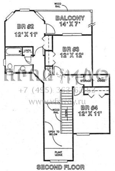 Проект двухэтажного дома с гаражом на две машины в прибрежном стиле S5-224 (4766-00061)