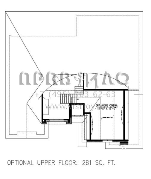 Проект одноэтажного дома с гаражом на две машины в английском стиле S5-152 (1785-00156)