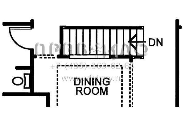 Проект одноэтажного дома с гаражом на две машины в стиле Ранчо S5-168 (402-00714)