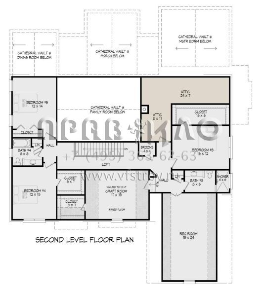Проект двухэтажного дома с гаражом на три и более машин в английском стиле S5-439 (940-00247)