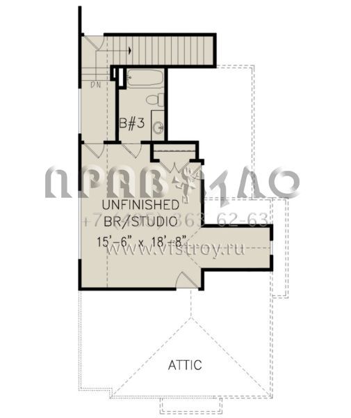 Проект двухэтажного дома с гаражом на две машины в стиле Шале S5-241 (699-00161)