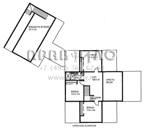 Проект двухэтажного дома с гаражом на две машины в скандинавском стиле S5-257 (039-00657)