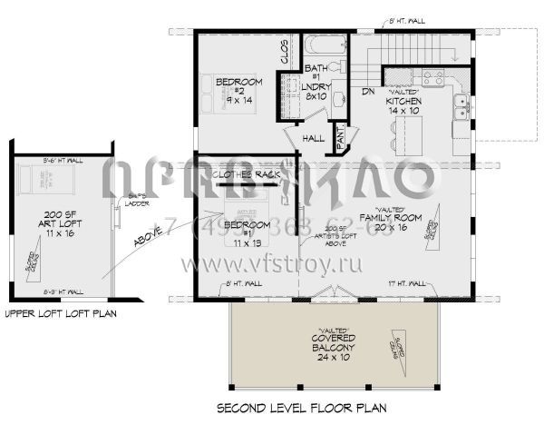 Проект трехэтажного дома с гаражом на две машины в современном стиле S5-166 (940-00526)