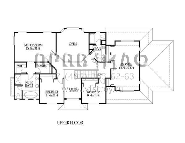 Проект двухэтажного дома с гаражом на три и более машин в скандинавском стиле S5-272 (341-00083)