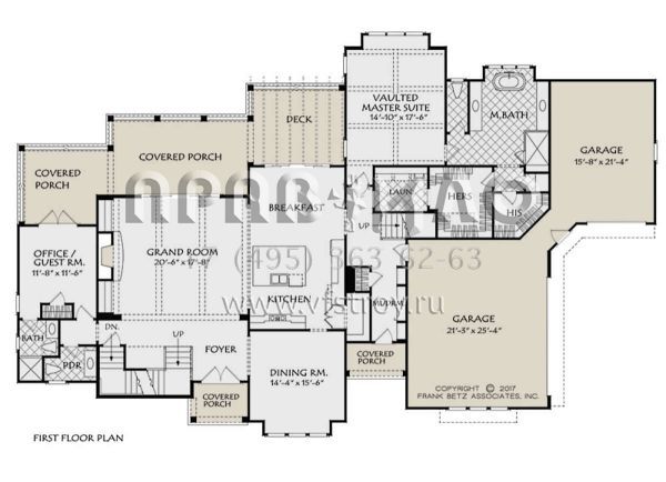 Проект двухэтажного дома с гаражом на три и более машин в английском стиле S5-380 (8594-00319)