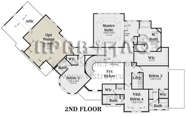 Проект двухэтажного дома с гаражом на три и более машин в английском стиле S5-422 (009-00284)