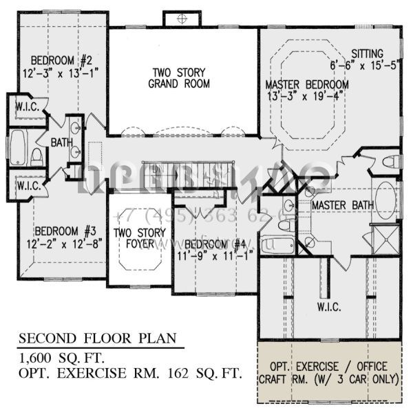Проект двухэтажного особняка с гаражом на две машины S5-291 (699-00317)