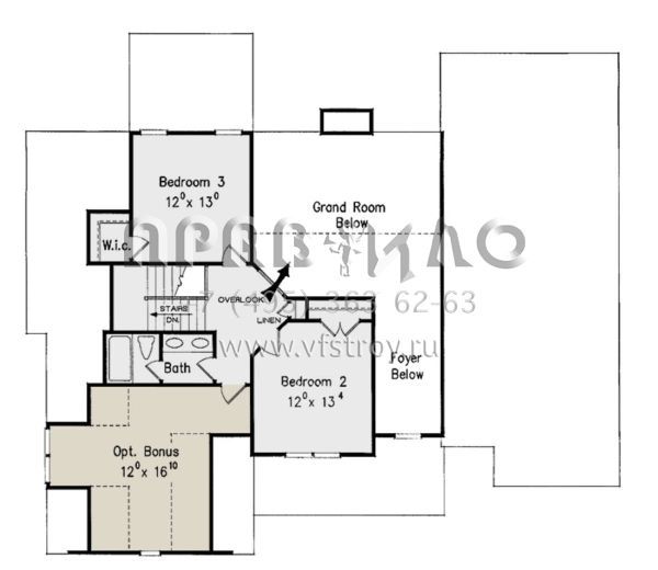 Проект двухэтажного дома с гаражом на две машины в стиле Ранчо S5-230 (8594-00137)