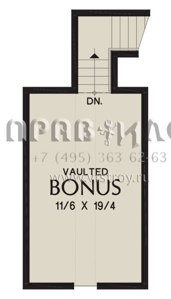 Проект одноэтажного дома с гаражом на две машины в современном стиле S5-195 (2559-00846)